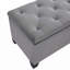 Banc rembourré en tissu avec 4 pieds-230742551