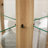 Cabinets: Lighted Corner Curio Cabinet with Adjustable Shelves | Light Oak | Traditional MDF+Glass