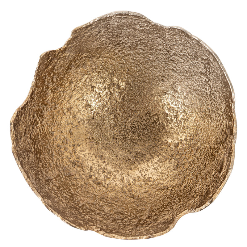 Silver and Gold Aluminum Nesting Decorative Bowls Set