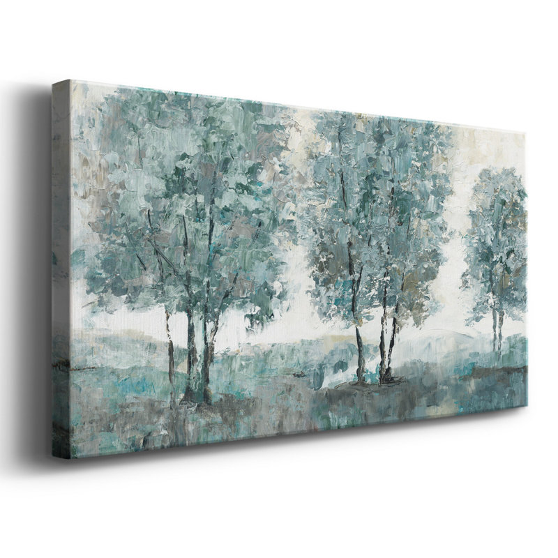 " Teal Sentinel ", 16" H x 8" W x 1" D