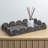 Parker Southwestern Cottage Resin Scalloped Rectangular Decorative Serving Trays (Set of 3)-2127090188