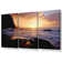 As the Sun Goes Down over the Ocean - 3 Piece Wrapped Canvas Photograph Set
