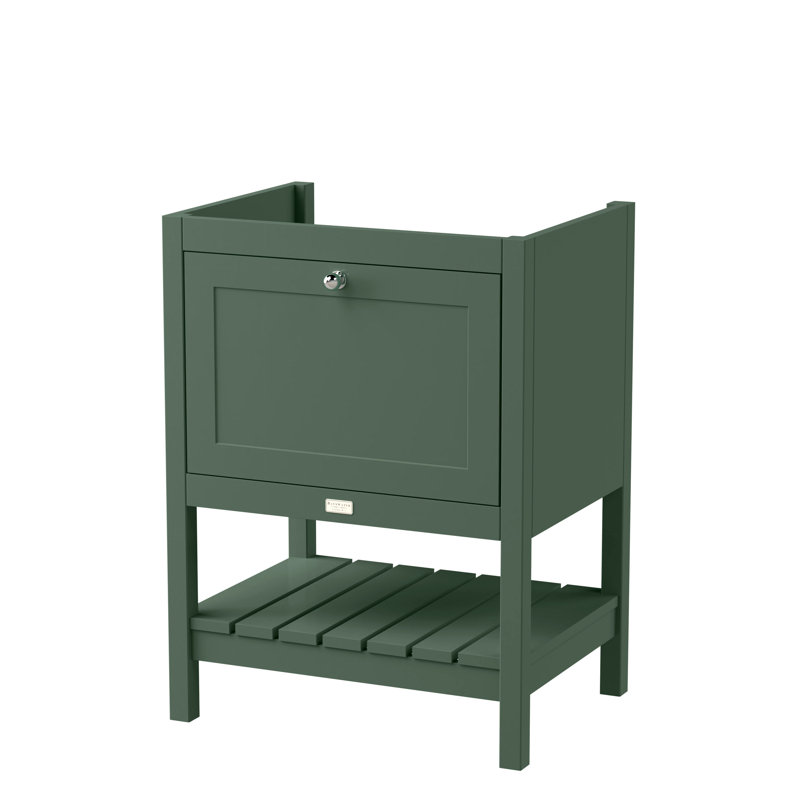 Hartleigh Single Bathroom Vanity with Basin, Hunter Green, 60cm W