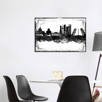 Madrid Film 1 Piece Wrapped Canvas Painting