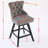 Swivel Velvet Bar Stools Set Of 2，Counter Height Bar Stools With Backs And Wood Legs Home Bar Kitchen Island Pub Restaurant For Home Bar Kitchen Island Pub Restaurant-222284954