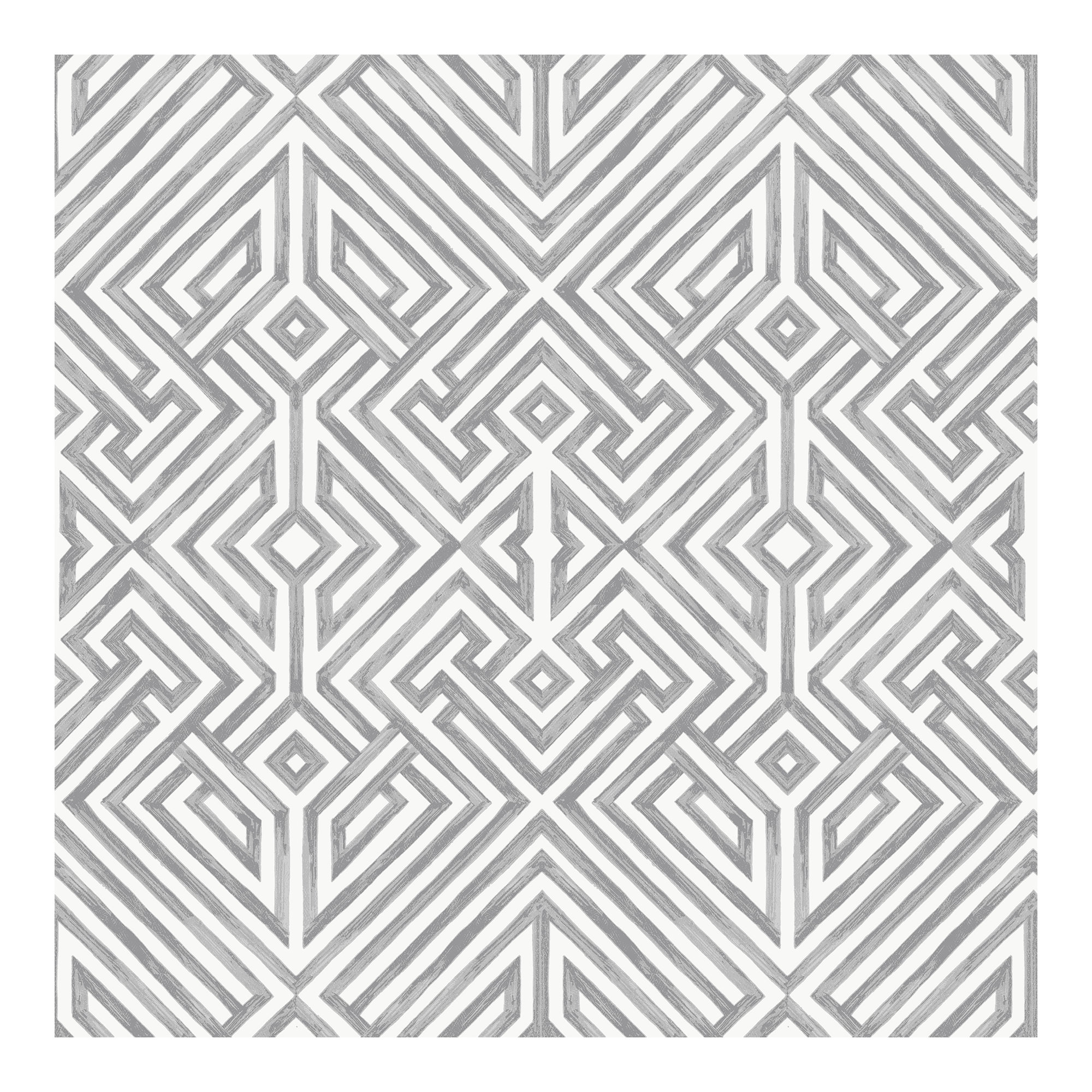 Shauni 33' L x 20.5' W Wallpaper Roll, Gray 