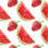 Fraise et melon d'eau par Color_Brush - peinture sur toile tendue