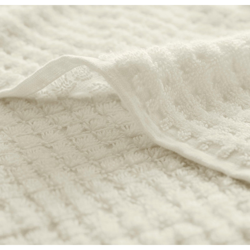 Turkish Waffle Waffle Bath Sheet, Cream