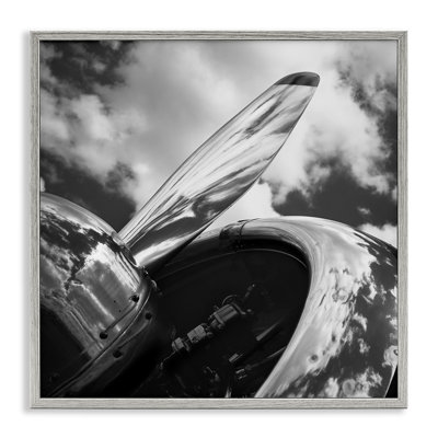 Propeller with Cloud Reflection  Framed Giclee Art by Chip Forelli
