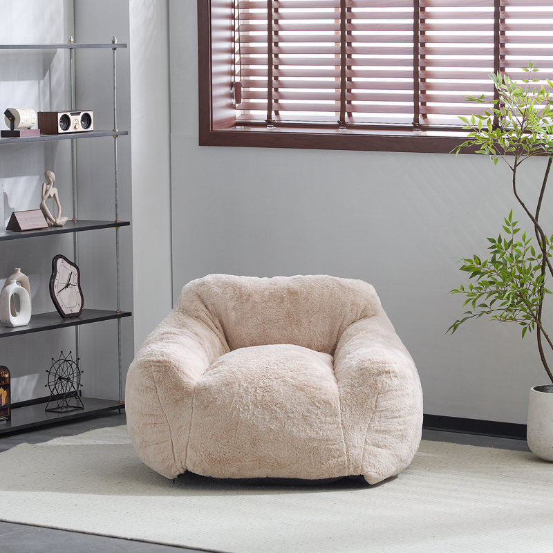Fauteuil à billes d'intérieur de style fauteuil, beige