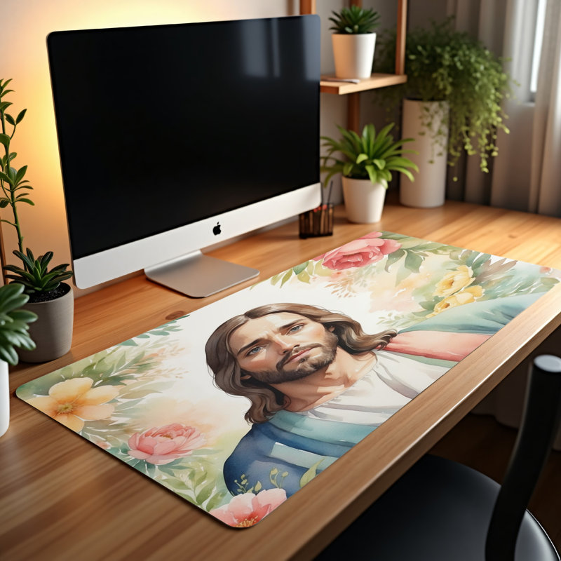 Polyester Desk Pad, 31.5x15.5