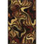 Tapis noir à motif abstrait Roclin-1333348676