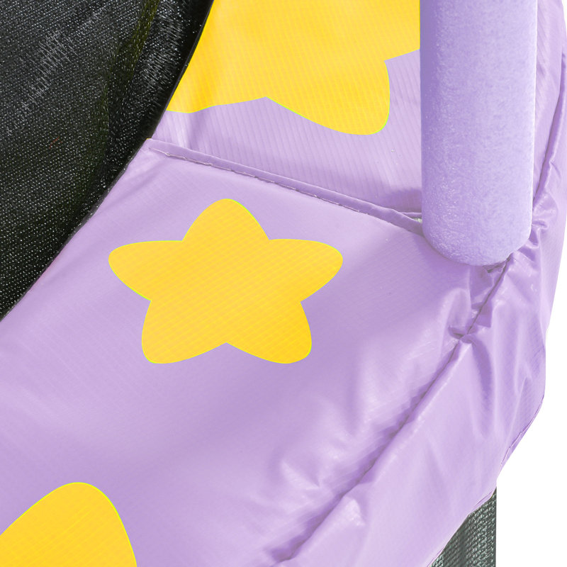 Trampoline pour enfants_63,4 x 55 x 55, Mauve