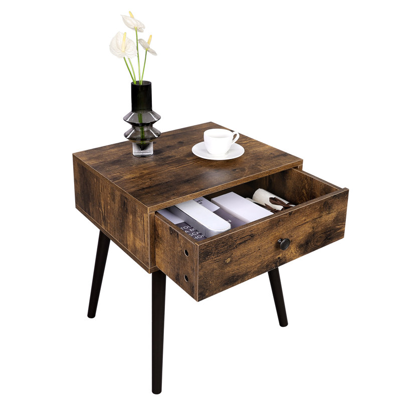 Glick 48cm W Manufactured Wood Bedside Table