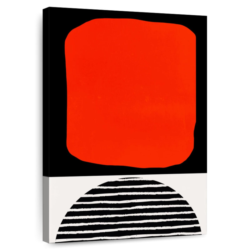 Avery Red Abstracta, 24" H x 16" W