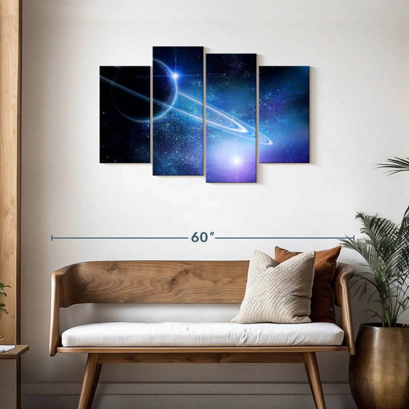 Oberle Ringed Saturn, 27" H x 43" W