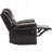 Home Theater Seating Manual Recliner Chair With Led Light Strip For Living Room,Bedroom, Brown