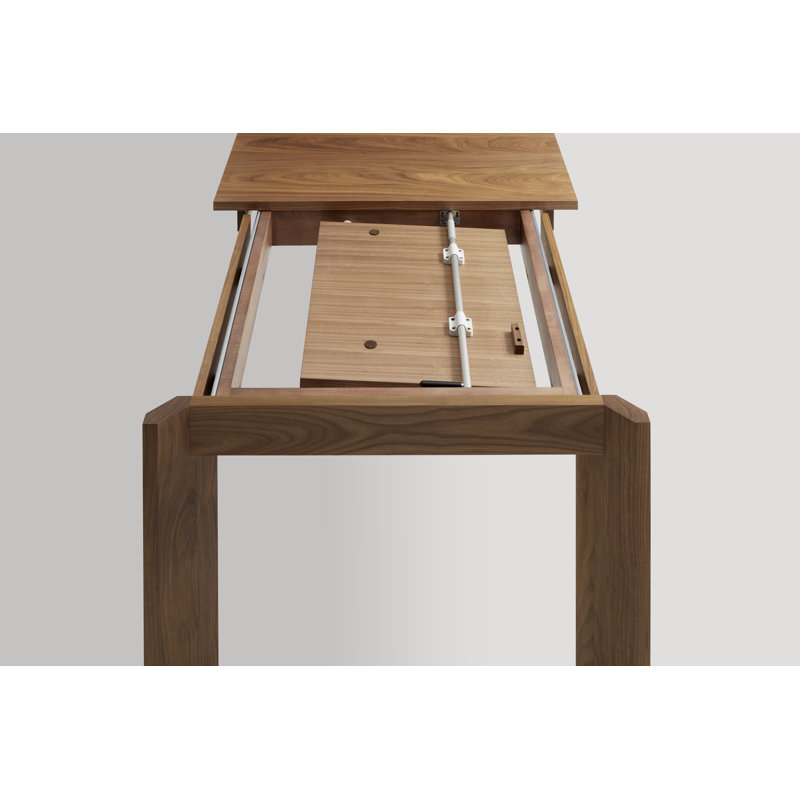 Moreover Solid Wood Dining Table, Walnut, 37" W x 84" L