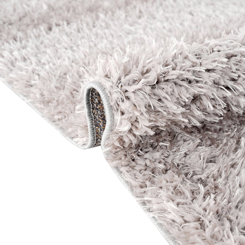Tapis à poils longs en polyester ultra doux, Rectangle 3 pi 11 po x 5 pi 11 po