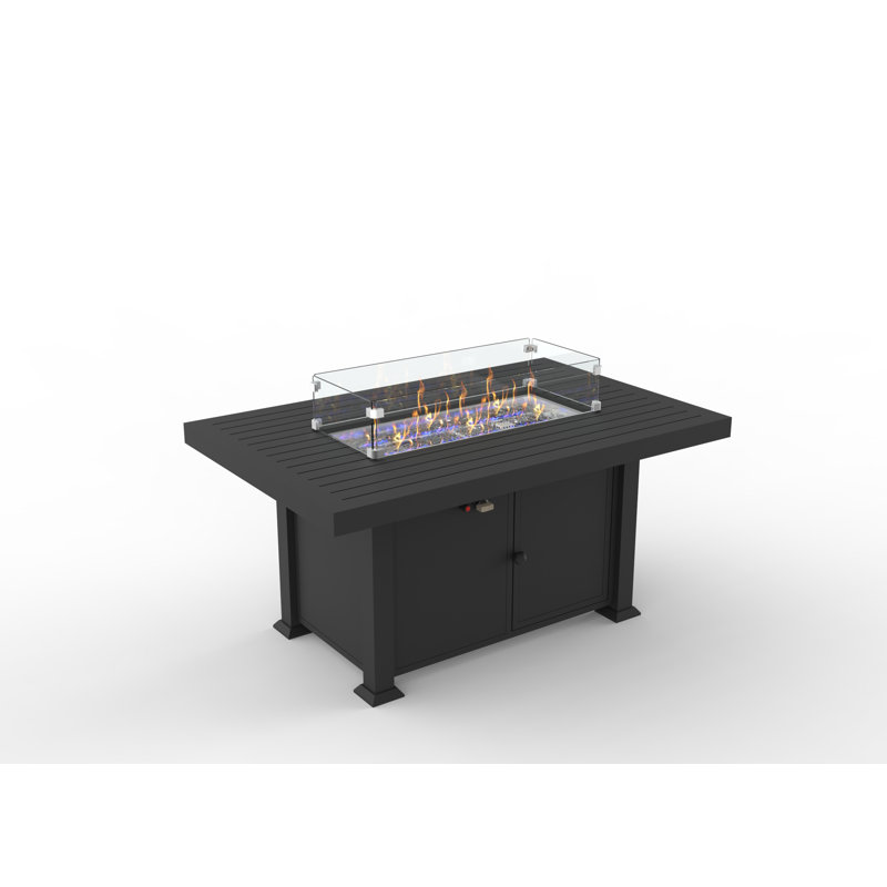 Foyer de table en aluminium au propane Abreonna
