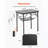 Folding Portable Camping Table with Adjustable Height