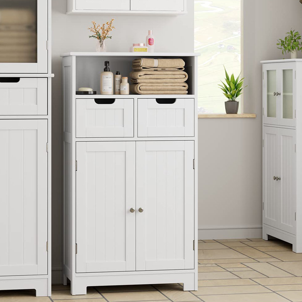 https://assets.wfcdn.com/im/21430950/compr-r85/2379/237983437/lorrene-bathroom-storage-cabinet-with-2-drawers-adjustable-shelf-2-doors-bathroom-floor-cabinet-wooden.jpg