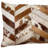 12" x 20" Chevron Cowhide Throw Pillow-735366695