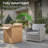 Ignatz 4 - Person Patio Conversation Set with Cushions-93645773-93091998