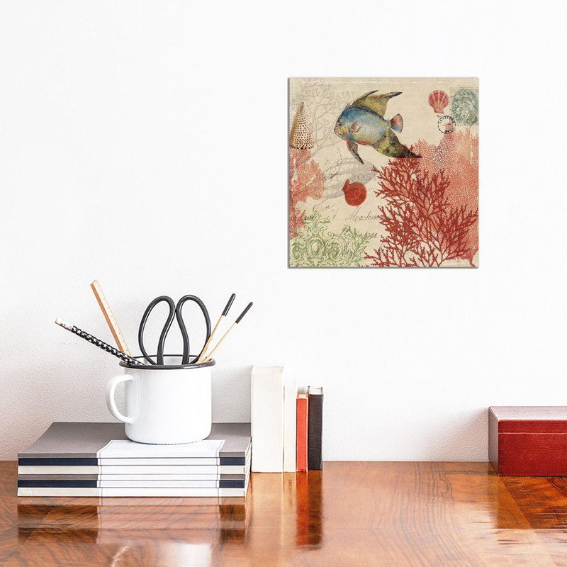 Under The Sea I by PI Studio - Wrapped Canvas Print, 30.48 cm H x 30.48 cm W