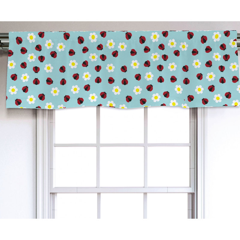 Sateen Ruffled Window Valance