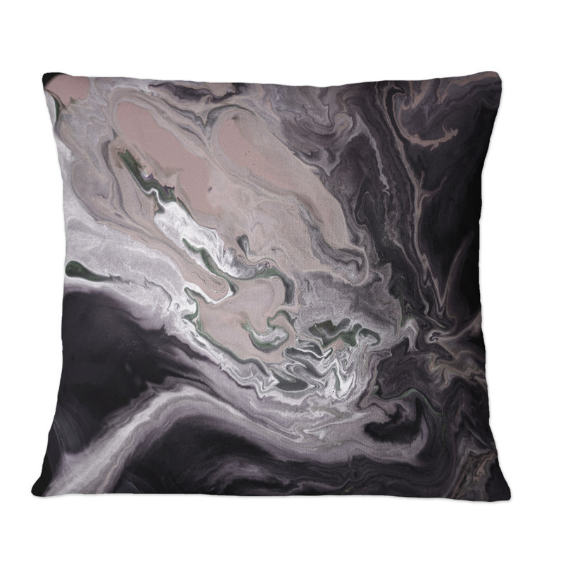 Coussin décoratif à motif moderne Modern, 16 po x 16 po