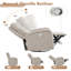 Fauteuil inclinable oscillant et oscillant de 33 po en chenille moderne avec accoudoirs plus larges, double poches pour chambre d'enfant et salon-1451497211