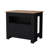 Black 2-Door Kitchen Island-2039450671