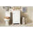 Compact Storage Solution Solid Wood Transitional Style For Small Bathrooms