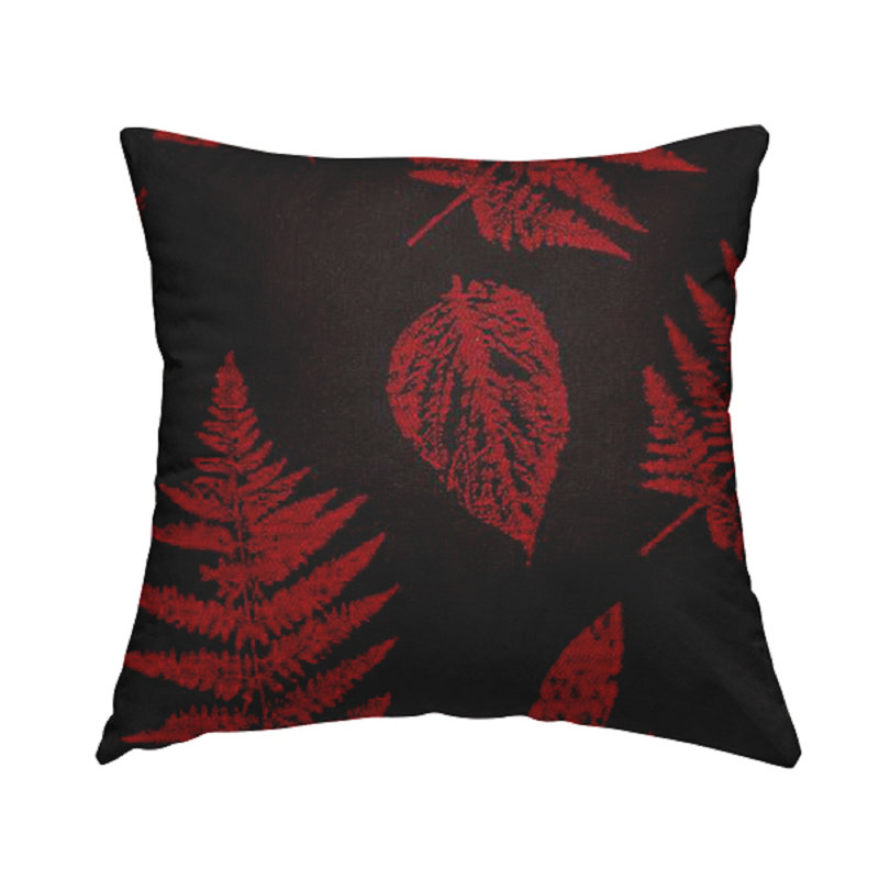 Taber Floral Rectangular Cushion, Red