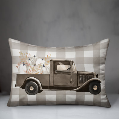 Plaid Throw Pillow