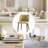 Kanalu Ergonomic Upholstered Dining Chair with Solid Wooden Tapered Legs-98582707