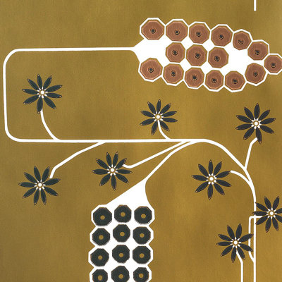 Schumacher x Neisha Crosland Hollywood Grape Wallpaper