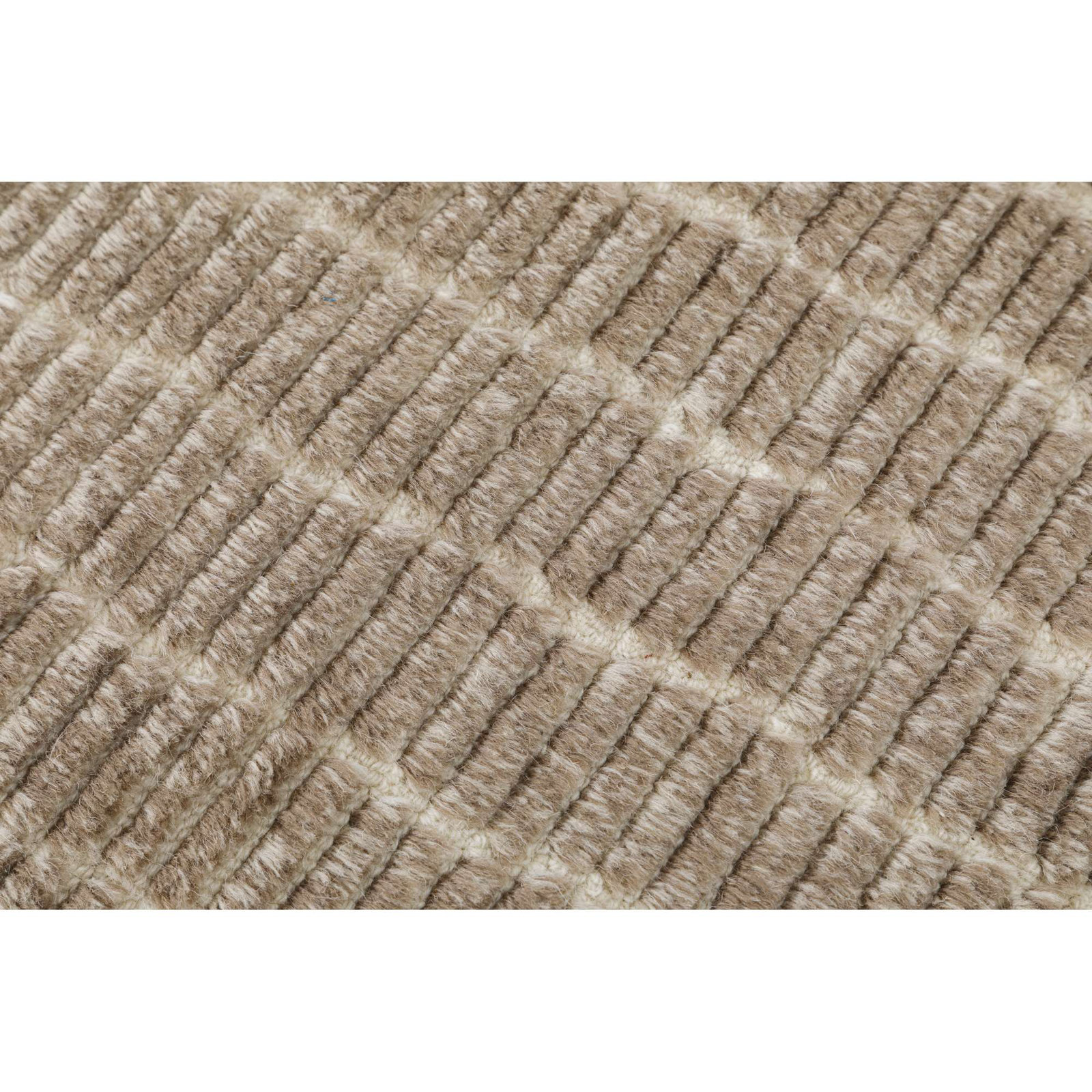 Debra Hand-Tufted Striped Wool Rug, Rectangle 2' x 3'