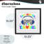 Rainbow Can Hear Hear You Gaming, impression sous verre encadrée, conception de Kim Allen-696837278-696837279