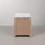 Meuble-lavabo simple autoportant Canio de 30 po avec comptoir en marbre reconstitué et lavabo en céramique blanche-596360126