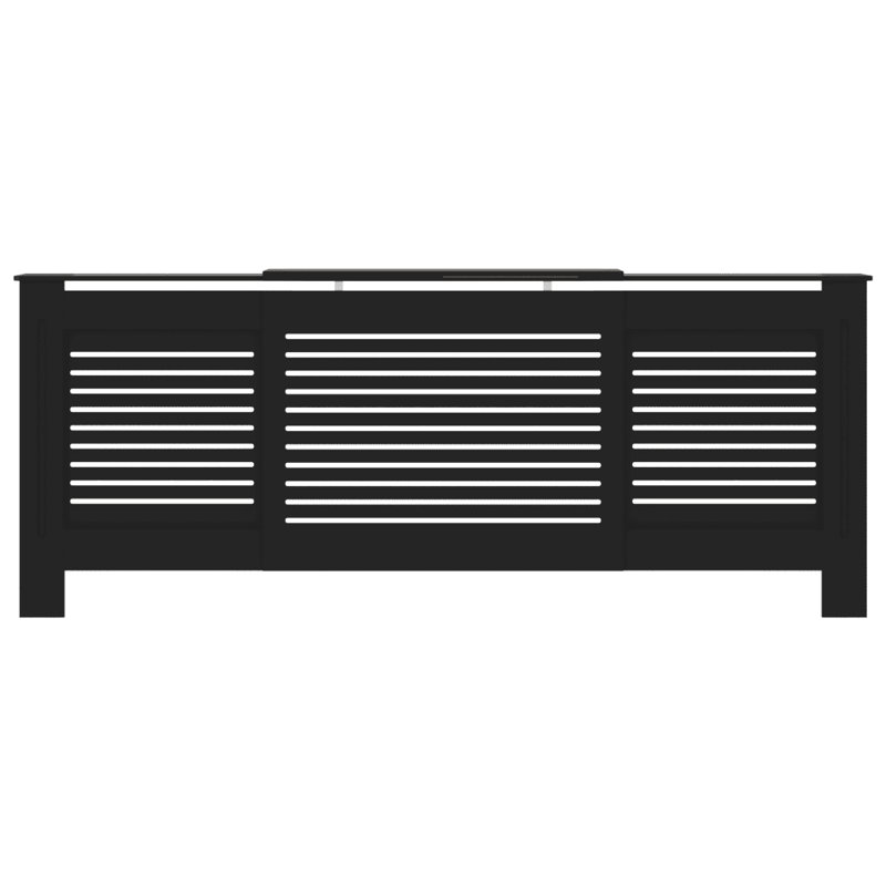 Io Adjustable Radiator Cover, Black