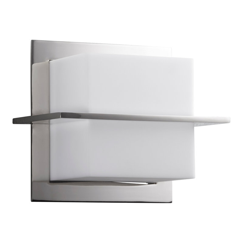 Gartmond LED Armed Sconce, Polished Nickel