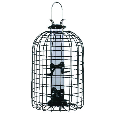 Levesque Metal Hanging Tube Bird Feeder