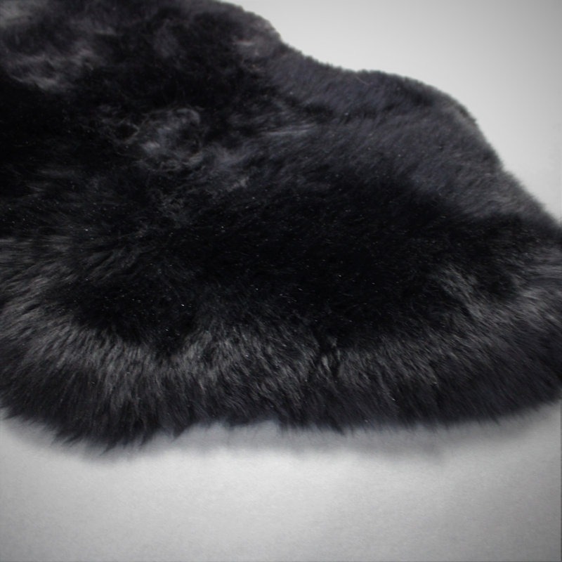 Yves Solid Colour Sheepskin 65cm X 105cm Area Rug