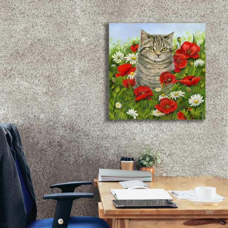 «Secret Place On Canvas» par Janet Pidoux, H 26 po x l 26 po x P 1,5 po