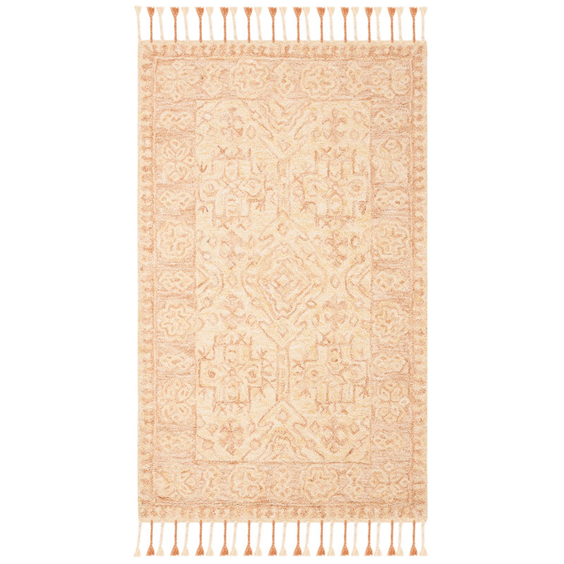 Vahakn Hand Tufted Wool Oriental Rug, Rectangle 3' x 5'