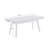 Larwich Solid Wood Slatted Bench, White-248474198