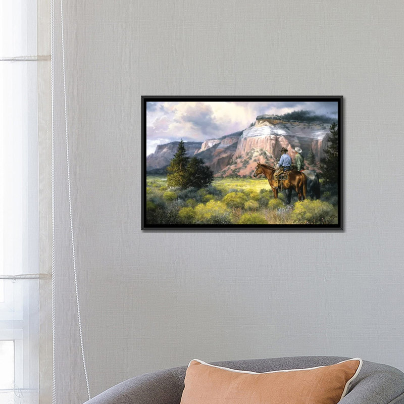 «SpellBond», impression sur toile, H 18 po x l 26 po x P 1,5 po, Toile encadrée noire, Pas de tapis