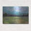  «Abstract Aqua Sky Landscape» par Jean Plout, art mural en métal, 36 po x 24 po-131628316